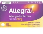 ALLEGRA Allergietabletten 20 mg Tabletten 100 St.