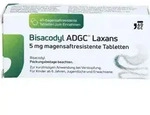 BISACODYL ADGC Laxans 5 mg magensaftres.Tabletten 40 St.