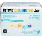 CEFAVIT D3 K2 Mg 7.000 I.E. Stix Granulat 36 St.