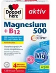 DOPPELHERZ Magnesium 500+B12 2-Phasen Depot Tabl. 120 St.