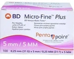 BD MICRO-FINE+ Pen-Nadeln 0,25x5 mm 31 G 100 St.