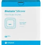 BIATAIN Silicone Schaumverband 7,5x7,5 cm 10 St.