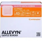 ALLEVYN Gentle Border 7,5x7,5 cm Schaumverb. 10 St.