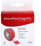 DRACOPLAST FingerFix 2,5 cmx4,5 m m.Wundk.rot 1 St.