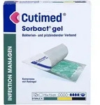 CUTIMED Sorbact Gel Kompressen 7,5x7,5 cm 12 St.