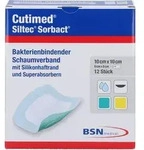 CUTIMED Siltec Sorbact PU-Verb.10x10 cm 12 St.