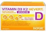 VITAMIN D3 K2 Hevert+Calcium u.Magnes.2000 IE Kps. 120 St.