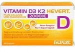 VITAMIN D3 K2 Hevert+Calcium u.Magnes.2000 IE Kps. 60 St.