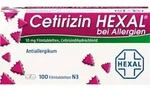 CETIRIZIN HEXAL Filmtabletten bei Allergien 100 St.