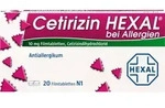 CETIRIZIN HEXAL Filmtabletten bei Allergien 20 St.