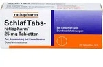 SCHLAF TABS-ratiopharm 25 mg Tabletten 20 St.