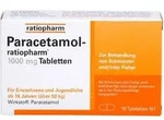 PARACETAMOL-ratiopharm 1.000 mg Tabletten 10 St.