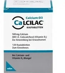 CALCILAC Kautabletten 500 mg/400 I.E. 120 St.