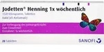 JODETTEN Henning 1x w&ouml;chentlich Tabletten 28 St.