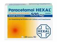PARACETAMOL 500 mg HEXAL b.Fieber u.Schmerzen Tab. 20 St.