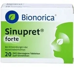 SINUPRET forte &uuml;berzogene Tabletten 20 St.