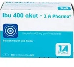 IBU 400 akut-1A Pharma Filmtabletten 50 St.