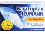 NARATRIPTAN Heumann bei Migr&auml;ne 2,5 mg Filmtabl. 2 St.