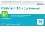 CETIRIZIN 10-1A Pharma Filmtabletten 100 St.