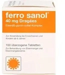 FERRO SANOL &uuml;berzogene Tabletten 100 St.