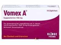 VOMEX A 150 mg Suppositorien 10 St.