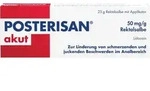 POSTERISAN akut 50 mg/g Rektalsalbe 25 g