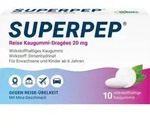 SUPERPEP Reise Kaugummi Dragees 20 mg 10 St.