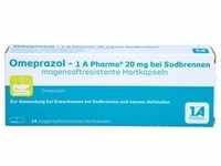 OMEPRAZOL-1A Pharma 20 mg bei Sodbrennen HKM 14 St.