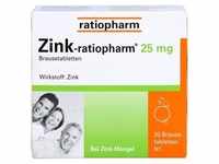 ZINK-RATIOPHARM 25 mg Brausetabletten 20 St.