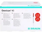 OMNICAN Insulinspr.1 ml U40 m.Kan.0,30x12 mm einz. 100 St.