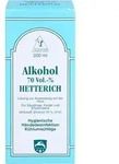 ALKOHOL 70% V/V Hetterich 200 ml