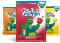PZN-DE 12646061, Dallmann's Pharma Candy WICK RachenDrachen Halsgummis Kirsche 75 g,