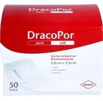 DRACOPOR Wundverband 3,8x3,8 cm steril 50 St.
