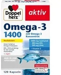 DOPPELHERZ Omega-3 1.400 Kapseln 120 St.