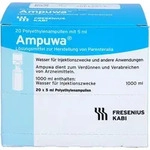 AMPUWA Plastikampullen Injektions-/Infusionslsg. 100 ml