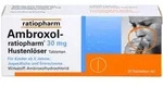 AMBROXOL-ratiopharm 30 mg Hustenl&ouml;ser Tabletten 20 St.