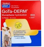 GOTA-DERM thin hydrokoll.Wundpfl.steril 5x10 cm 10 St.