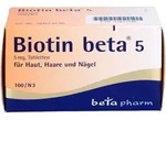 BIOTIN BETA 5 Tabletten 100 St.