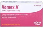 VOMEX A Kinder-Suppositorien 40 mg 10 St.