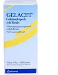 GELACET Gelatinekapseln mit Biotin 320 St.