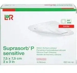 SUPRASORB P sensitive PU-Schaumv.border 7,5x7,5cm 10 St.
