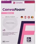 CONVAFOAM Silicone Verband Sakral 16,5x20 cm 5 St.