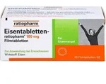 EISENTABLETTEN-ratiopharm 100 mg Filmtabletten 50 St.