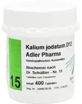 BIOCHEMIE Adler 15 Kalium jodatum D 12 Tabletten 400 St.