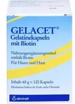 GELACET Gelatinekapseln mit Biotin 120 St.