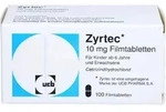 ZYRTEC 10 mg Filmtabletten 100 St.
