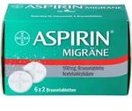 ASPIRIN MIGR&Auml;NE 500 mg Brausetabletten 12 St.