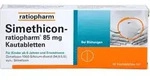 SIMETHICON-ratiopharm 85 mg Kautabletten 20 St.