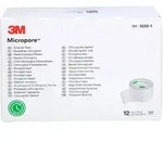 MICROPORE Vliespfl.2,5cmx9,1m wei&szlig; 1530-1 12 St.