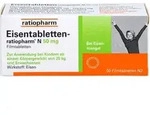 EISENTABLETTEN-ratiopharm N 50 mg Filmtabletten 50 St.
